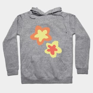 Cute Orange Stars Hoodie